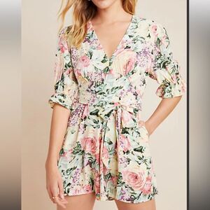 Faithfull the Brand Ana Romper Floral size 8
